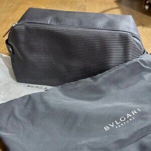 Luxury Bvlgari Toiletry Bag in Charcoal | Travel | Home | Essentials | Overnight